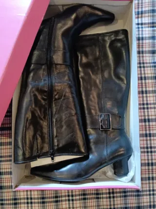 Botas IDEF Italiana Piel Mujer Negras