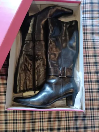 Botas IDEF Italiana Piel Mujer Negras