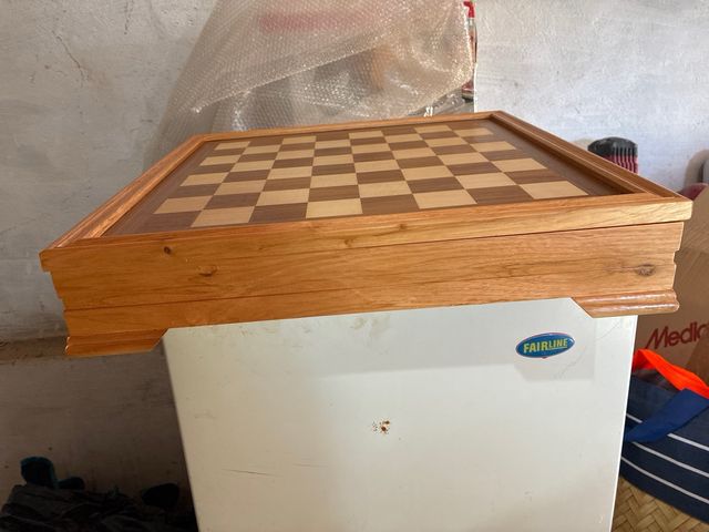 Tablero de ajedrez de madera