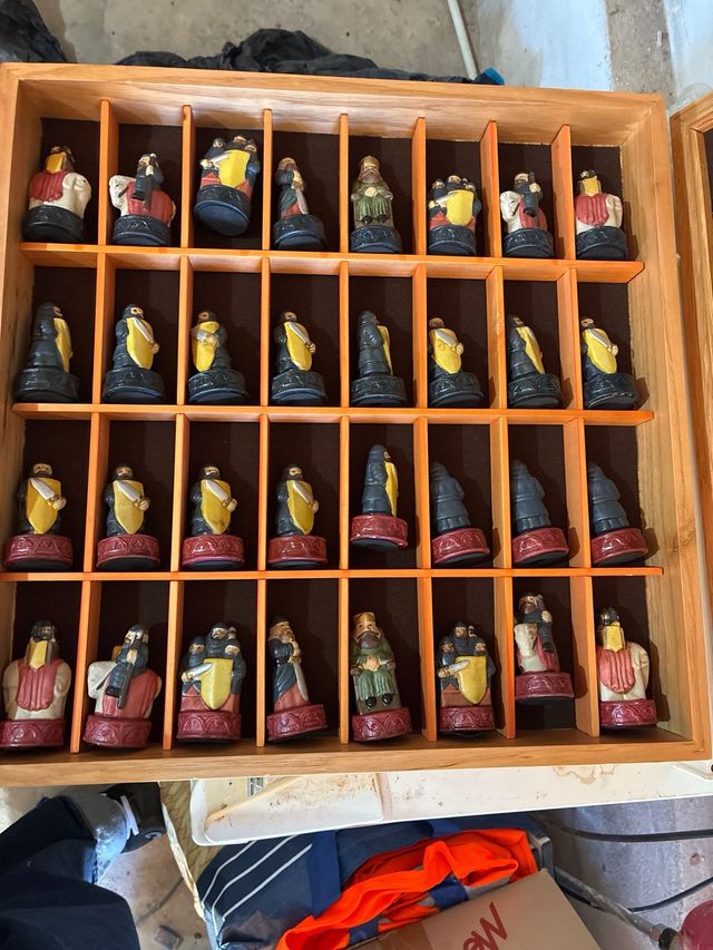 Tablero de ajedrez de madera