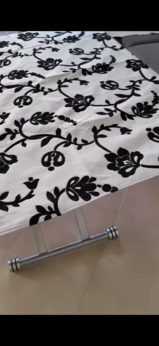 Enaguas negras de tela para Mesa