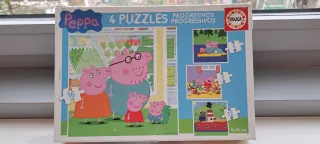 Puzzle Peppa Pig 4 Puzzles Educa 16-12-9-6