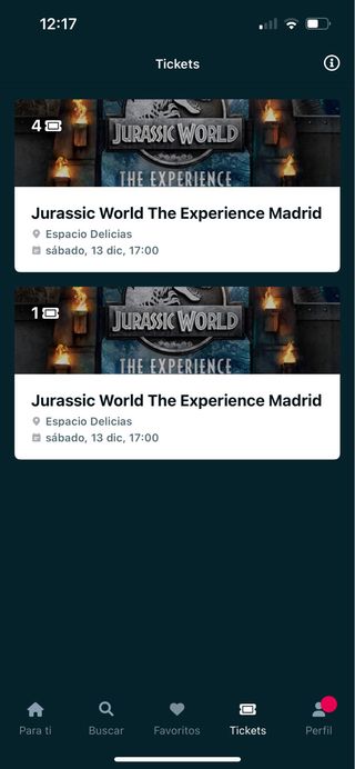Entrada Jurassic World Experience Madrid