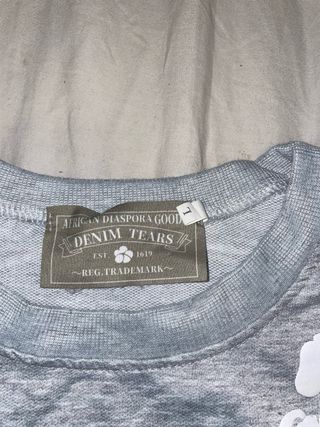 Camiseta Denim Tears Gris