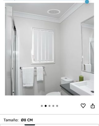 Rejilla ventilación 8 cm