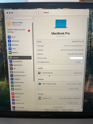 MacBook Pro 16 2019 i7 / 16GB / 512GB