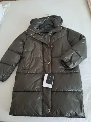 Abrigo Massimo Dutti Marrón Nuevo