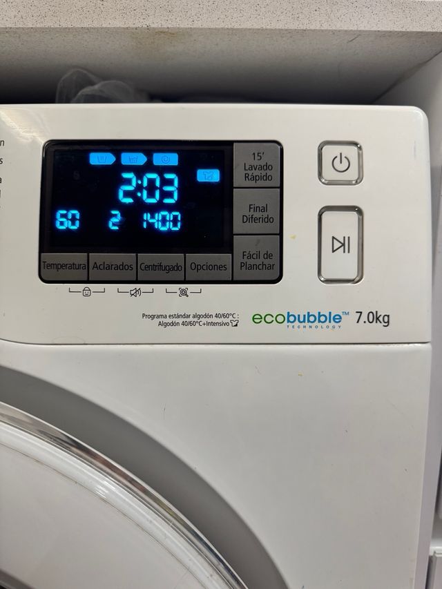 Lavadora Samsung 7 kg ecobubble