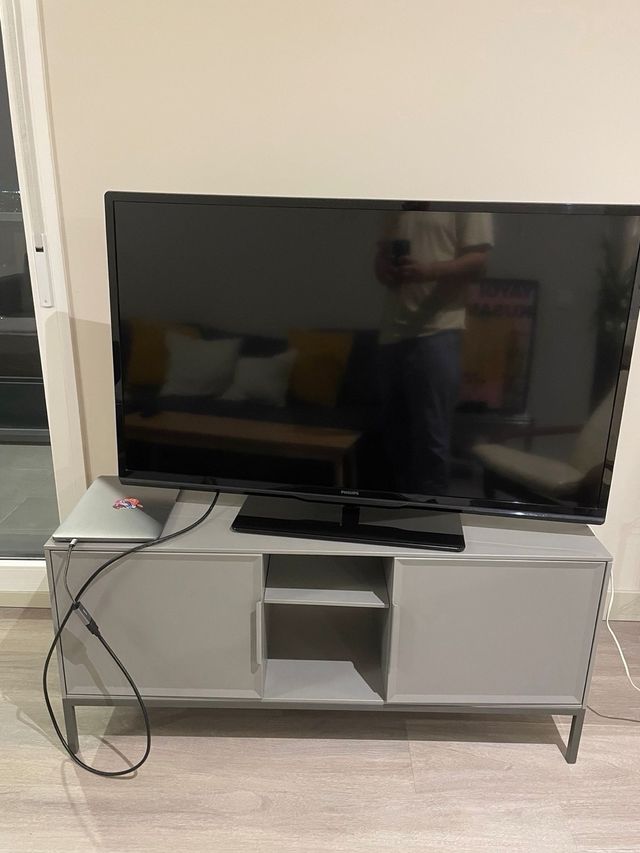 Mueble TV TULLSTORP IKEA gris