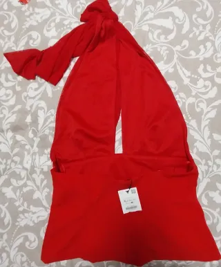Top Zara Rojo Gasa