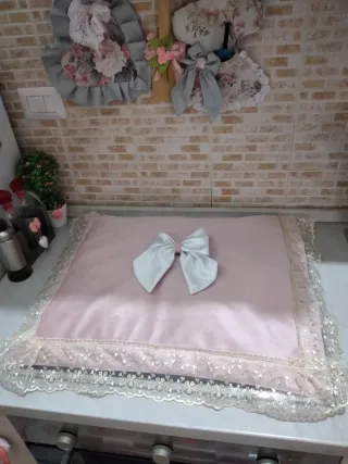 Coordinato cucina velluto e pizzo