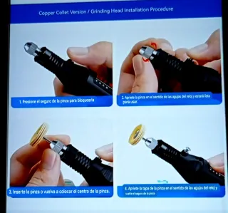 Taladro multifunción con accesorios