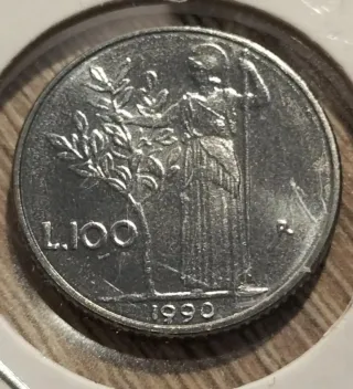 Lotto di 2 monete da 100 Lire FDC