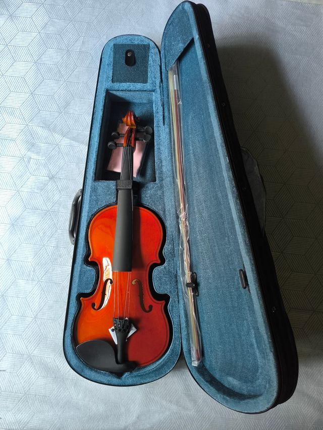 Violín 4/4 de tilo + accesorios - Madera (nuevo)