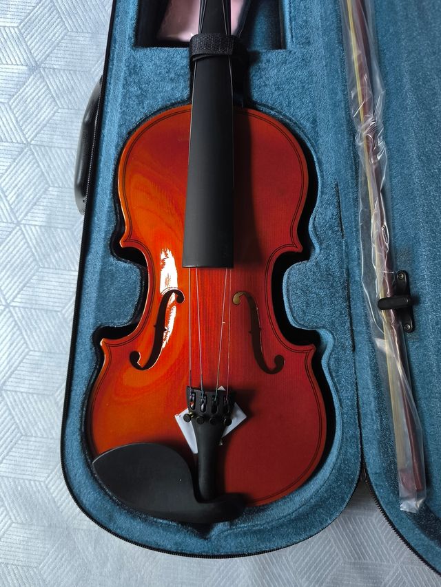 Violín 4/4 de tilo + accesorios - Madera (nuevo)