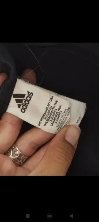 Bandolera Adidas Azul y Gris