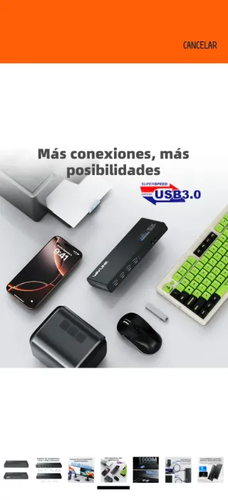 Estación Acoplamiento WAVLINK Displaylink USB-C