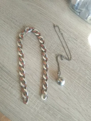 Conjunto Collar y Pulsera Plata