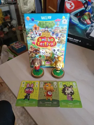 Animal Crossing Amiibo Festival Wii U + Figuras