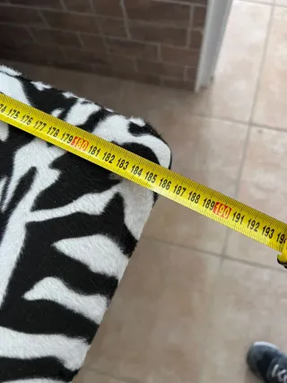 Sofá exclusivo estampado cebra