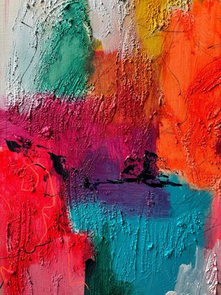 Cuadro abstracto moderno grande