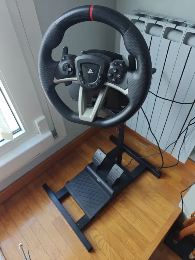 Volante y pedales PS con soporte