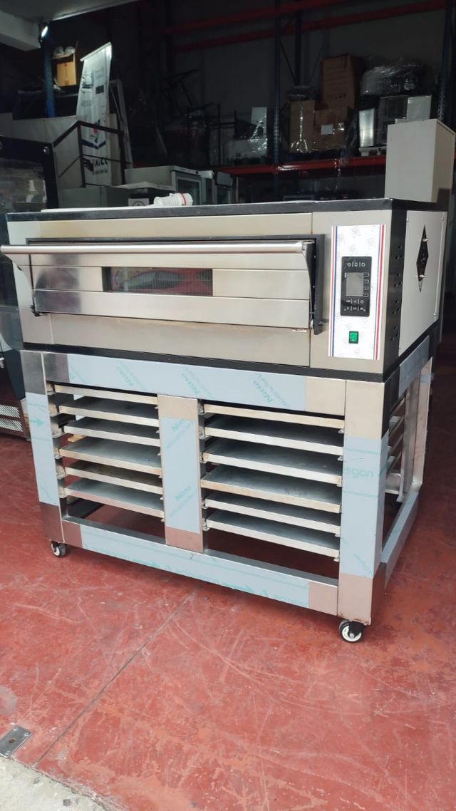 HORNO INDUSTRIAL PIZZA DIGITAL Y SOPORTES