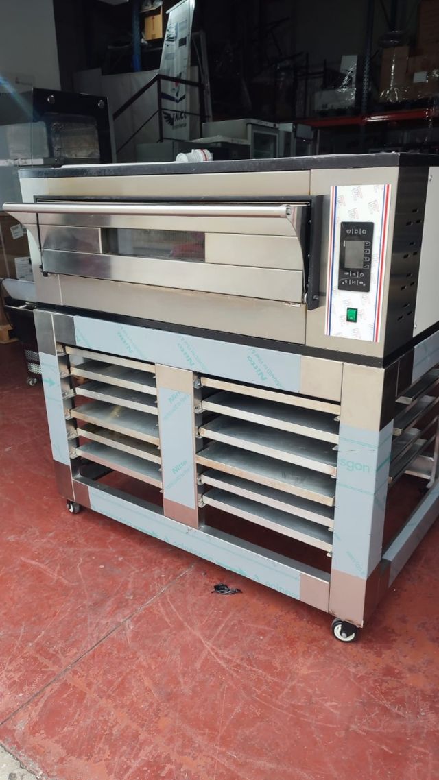 HORNO INDUSTRIAL PIZZA DIGITAL Y SOPORTES