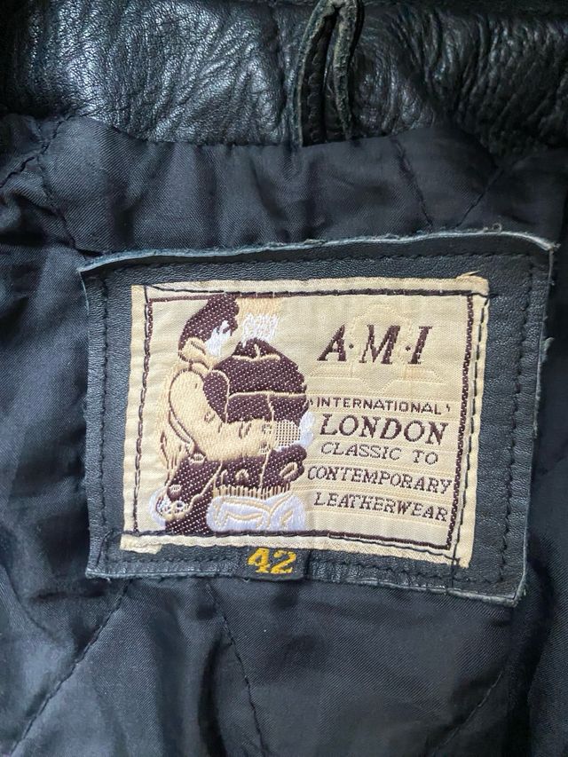 Chaqueta de cuero AMI