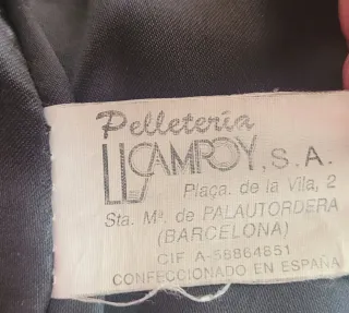 Chaqueta de piel negra mujer