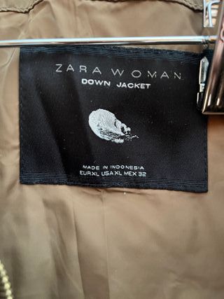 Abrigo Zara Marrón Talla M