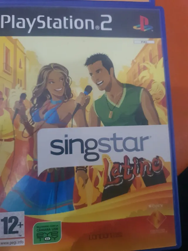 Lote 5 jogos PS2: Guitar Hero, Buzz, Singstar