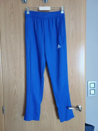 Pantalón Adidas niño pitillo azul T.11/12A