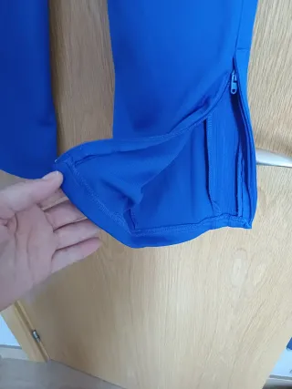 Pantalón Adidas niño pitillo azul T.11/12A