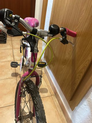 Bicicleta niña rosa