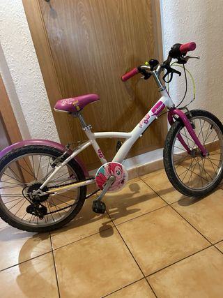 Bicicleta niña rosa
