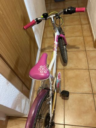 Bicicleta niña rosa