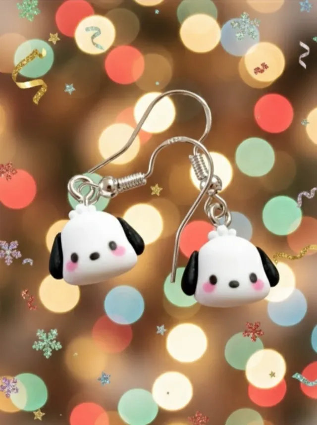 Pendientes Sanrio Plata