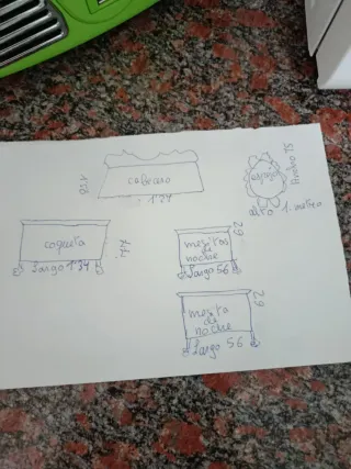 Dormitorio entero  Clásico Marrón