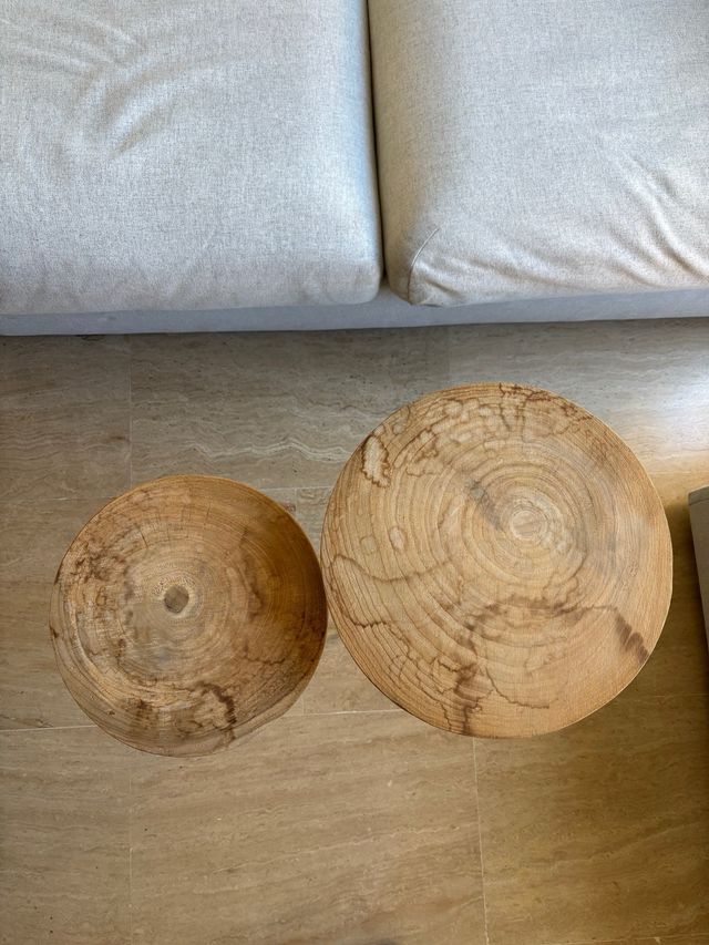 Mesas de centro madera y metal