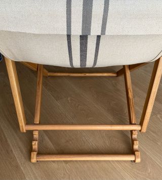 Tumbona silla Zara Home madera natural, preciosa