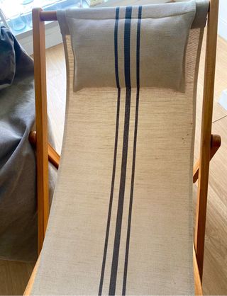 Tumbona silla Zara Home madera natural, preciosa