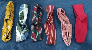Lote 6 Cintas/Bandanas para el Cabello