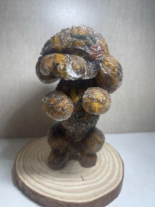 Cagnolino decorativo in minerali