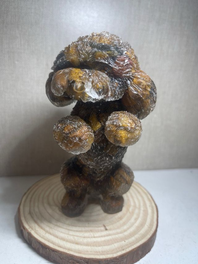 Cagnolino decorativo in minerali