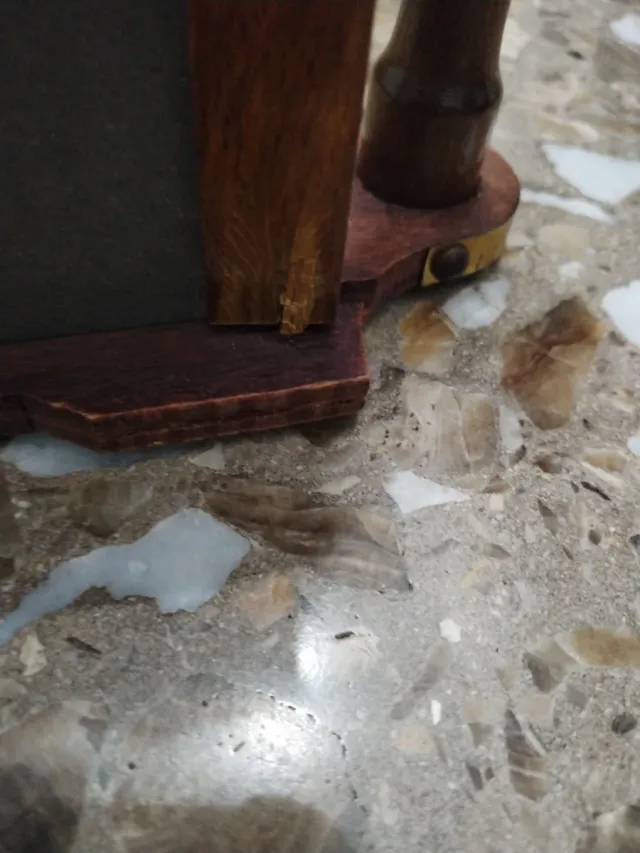 Antico Vassoio Decorativo Vergine di Lourdes