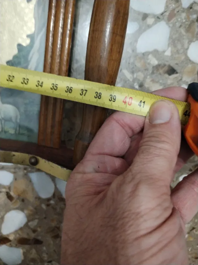 Antico Vassoio Decorativo Vergine di Lourdes