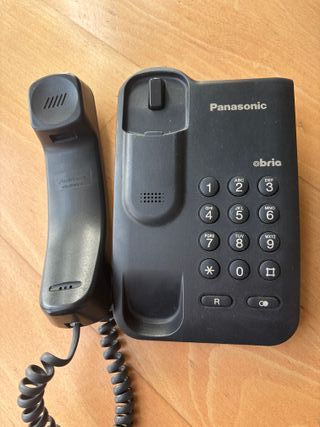 Teléfono Panasonic bria negro