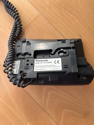 Teléfono Panasonic bria negro