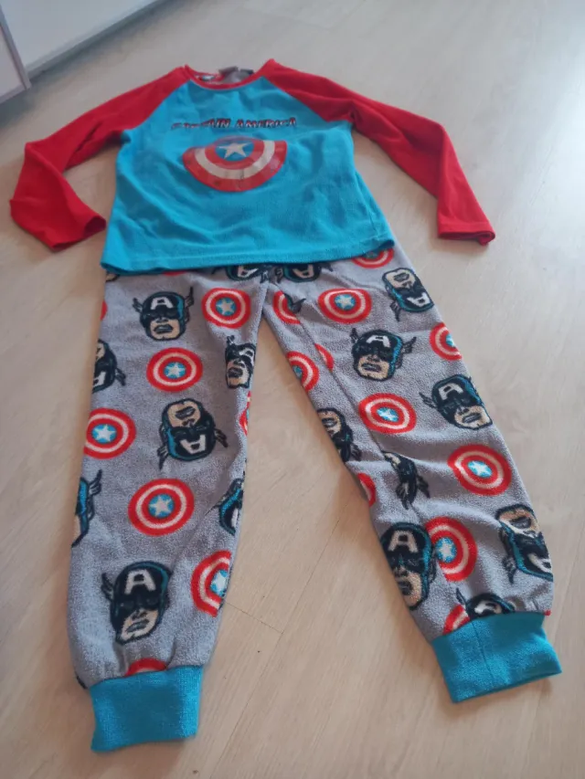 2 Pijamas Invierno Niños 6-7 años